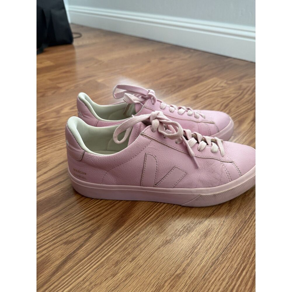 VEJA x Mansur Gavriel Campo Pink Leather Sneakers Women’s Size US 9 EU 40